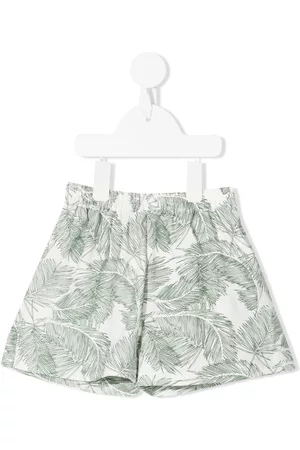 Little Bambah Pantalones vaqueros cortos con motivo de palmeras