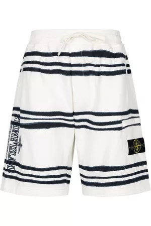 Supreme Bermudas Warp a rayas de x Stone Island