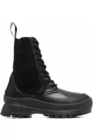 Stella McCartney Botas militares Trace con cordones