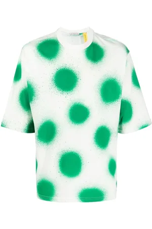 Moncler Camiseta con motivo de lunares y manga corta