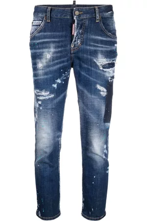 Dsquared2 Vaqueros skinny con estilo envejecido