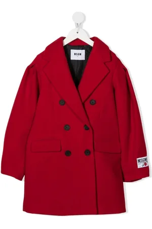 Msgm Chaquetón con parche del logo
