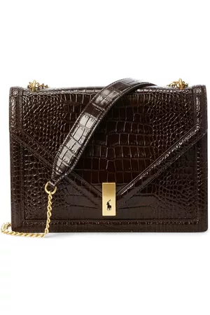 Ralph Lauren Bolso con efecto de piel de cocodrilo