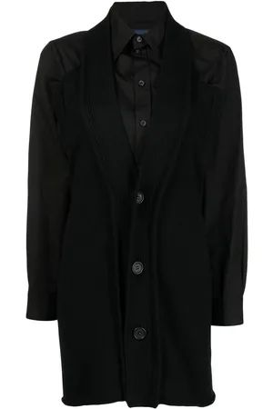 YOHJI YAMAMOTO Camisa efecto de cárdigan