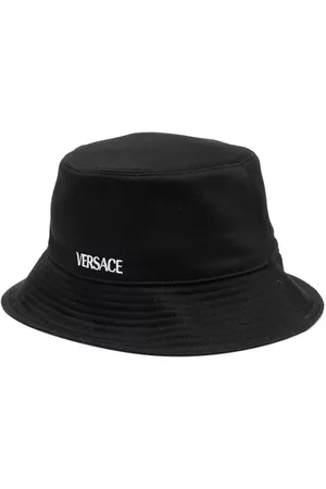 VERSACE Sombrero de pescador con logo estampado