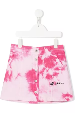 OFF-WHITE Falda con estampado tie-dye