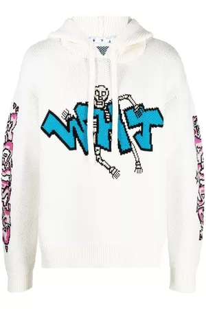 OFF-WHITE Sudadera con capucha y detalle de grafiti