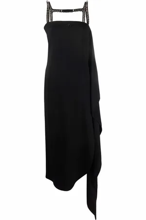 Courrèges Vestido drapeado