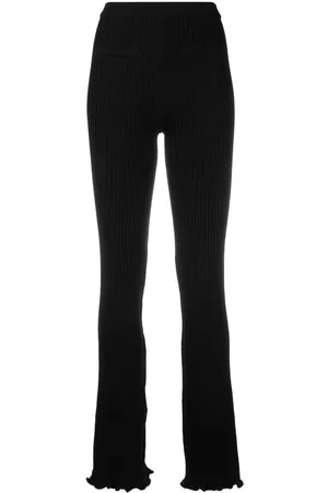 Paco rabanne Pantalones acampanados de punto