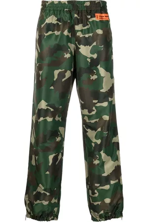Heron Preston Pantalones de chándal con parche del logo