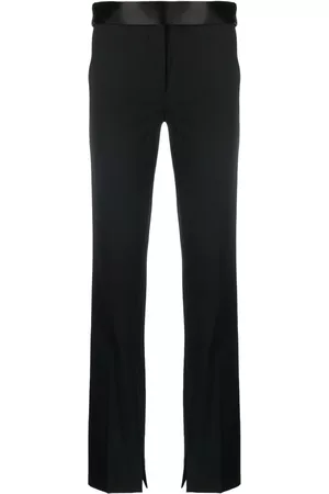 Stella McCartney Pantalones con cinturilla de satén