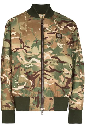 Dolce & Gabbana Chaqueta bomber con estampado militar