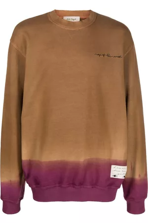 NICK FOUQUET Sudadera con diseño tie-dye y logo bordado
