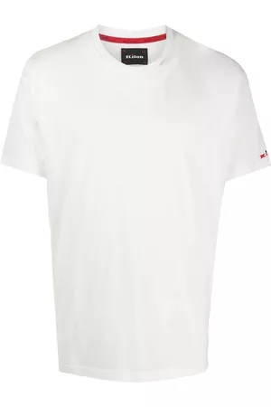 Kiton Camiseta con logo bordado