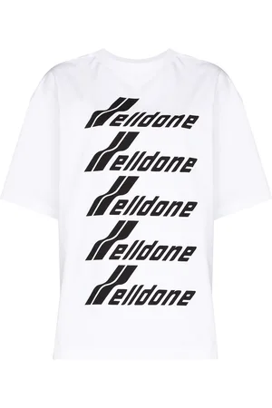 We11 Done Camiseta con logo estampado