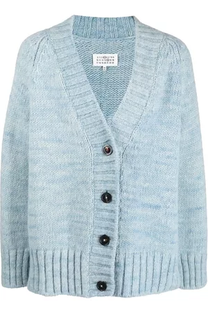 Maison Margiela Cárdigan Botanical Dye con cuello en V
