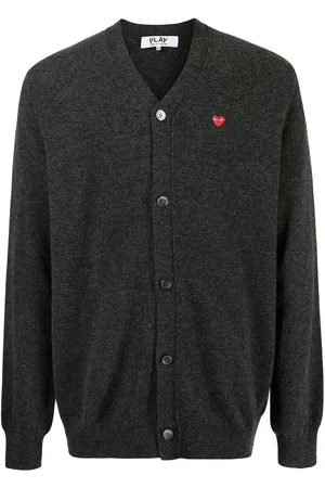 Comme des Garçons Cárdigan con parche de corazón