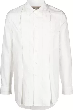 UMA WANG Camisa plisada con botones