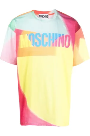 Moschino Camiseta con diseño colour block y logo