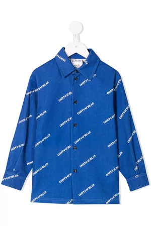 MARCELO BURLON Camisa con botones y logo