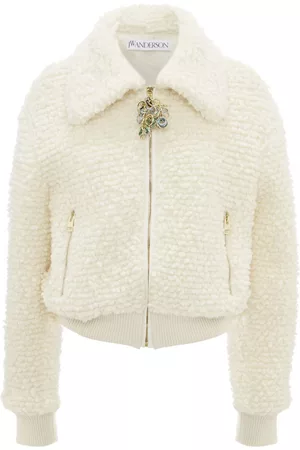 J.W.Anderson Chaqueta de punto con logo y cremallera