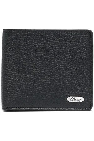 BRIONI Cartera con placa del logo