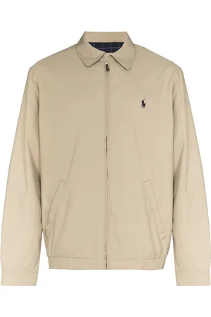 Ralph Lauren Chaqueta con logo bordado y cremallera