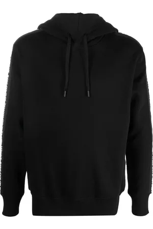 VERSACE Sudadera con capucha y franja del logo