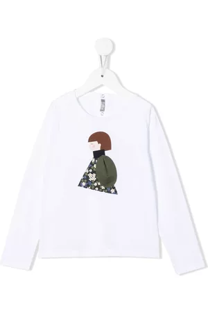 Il gufo Camiseta de manga larga con estampado gráfico