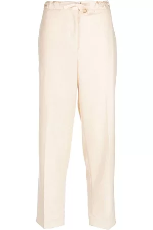 Jil Sander Pantalones capri con cordones