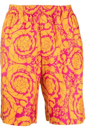 VERSACE Bermudas con estampado Barocco Silhouette