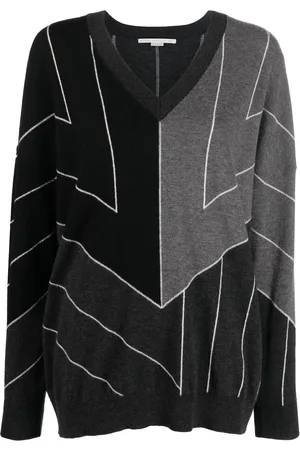 Stella McCartney Jersey con rayas estampadas