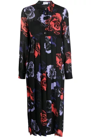 Salvatore Ferragamo Vestido midi con motivo floral