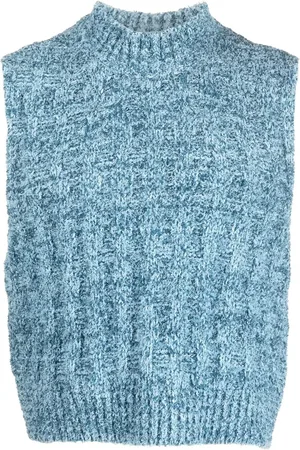 Maison Margiela Chaleco de punto de bouclé