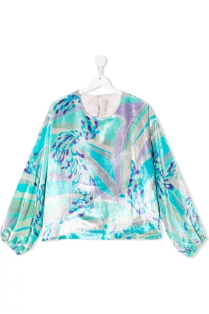 PUCCI Junior Blusa con estampado abstracto
