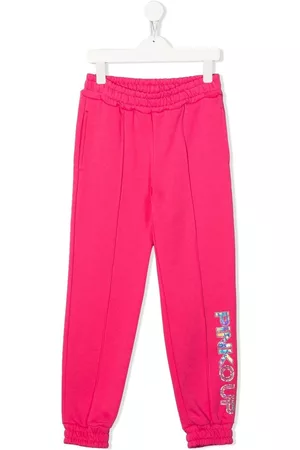 Pinko Pantalones de chándal con logo estampado