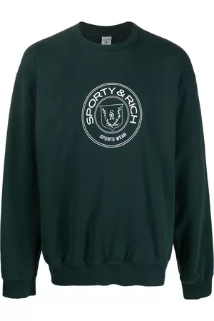 Sporty & Rich Jersey con logo estampado