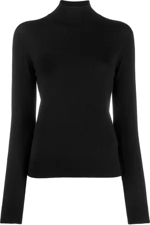 THEORY Jersey de punto fino con cuello alto