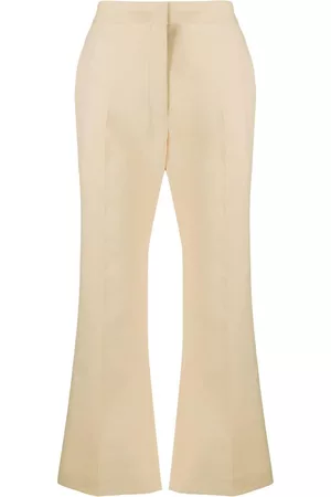 Jil Sander Pantalones acampanados de talle alto