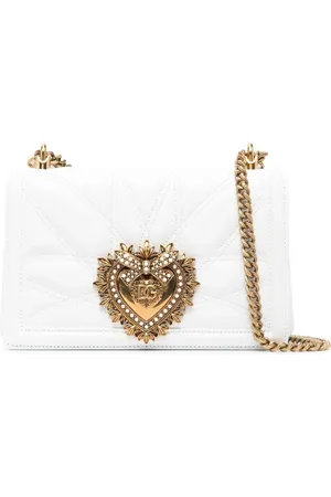 Dolce & Gabbana Bolso de hombro con placa del logo