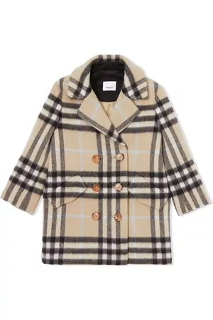 Burberry Abrigo con motivos de cuadros