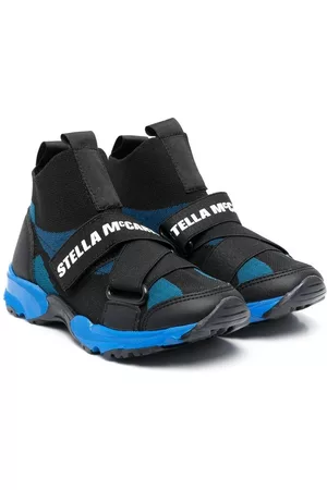 Stella McCartney Zapatillas altas con franja del logo