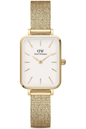 Daniel Wellington Reloj Quadro Pressed Evergold de 20x26mm