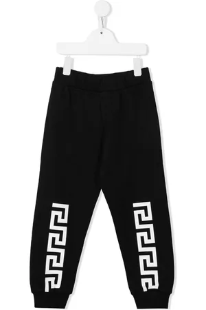 VERSACE Pantalones de chándal con estampado Greca