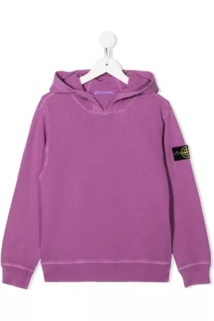 Stone Island Sudadera con capucha y parche del logo