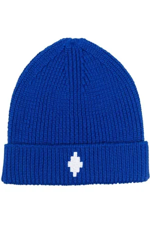 MARCELO BURLON Gorro con logo bordado