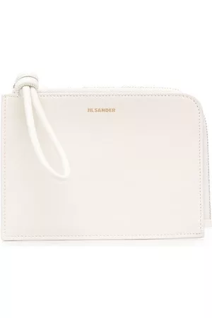 Jil Sander Monedero Giro cuero mediano