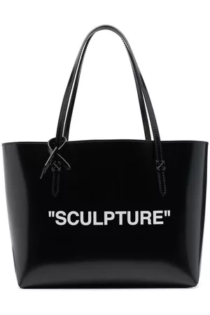 OFF-WHITE Bolso shopper con eslogan