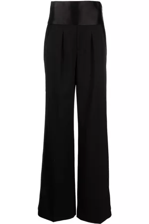 Tom Ford Pantalones anchos de talle alto