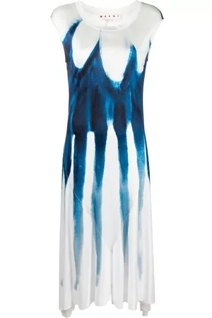Marni Vestido midi con estampado floral